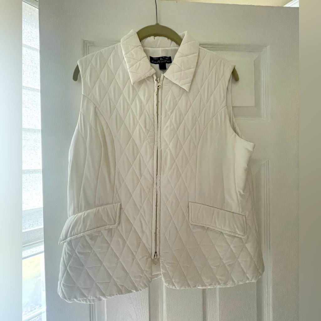 White Puffer Vest